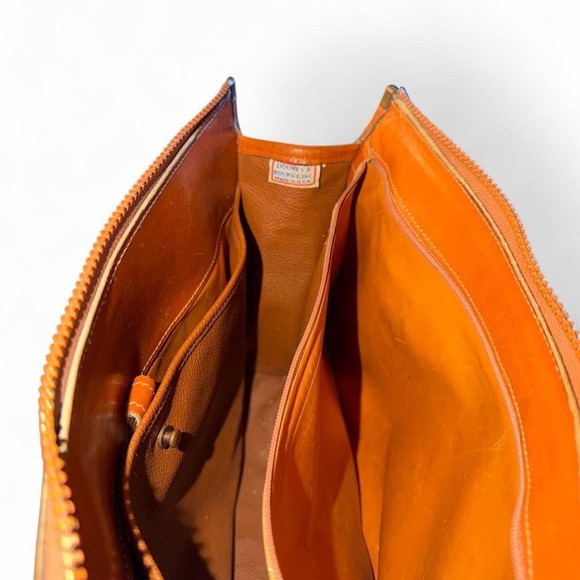 DOONEY & BOURKE Black and Tan Leather Tote Bag - Picture 5 of 8